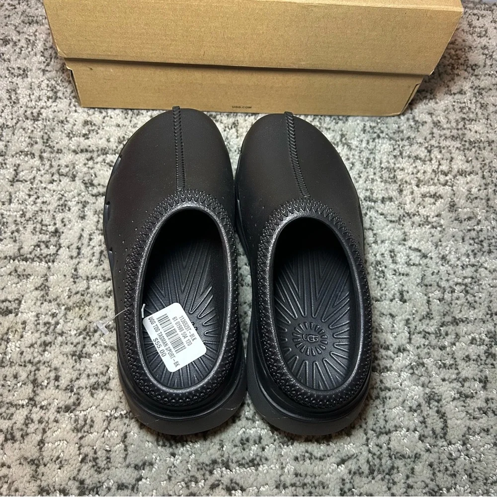 NWT Ugg Black Tasman Sport Slip-On Shoes Size 12 Girls